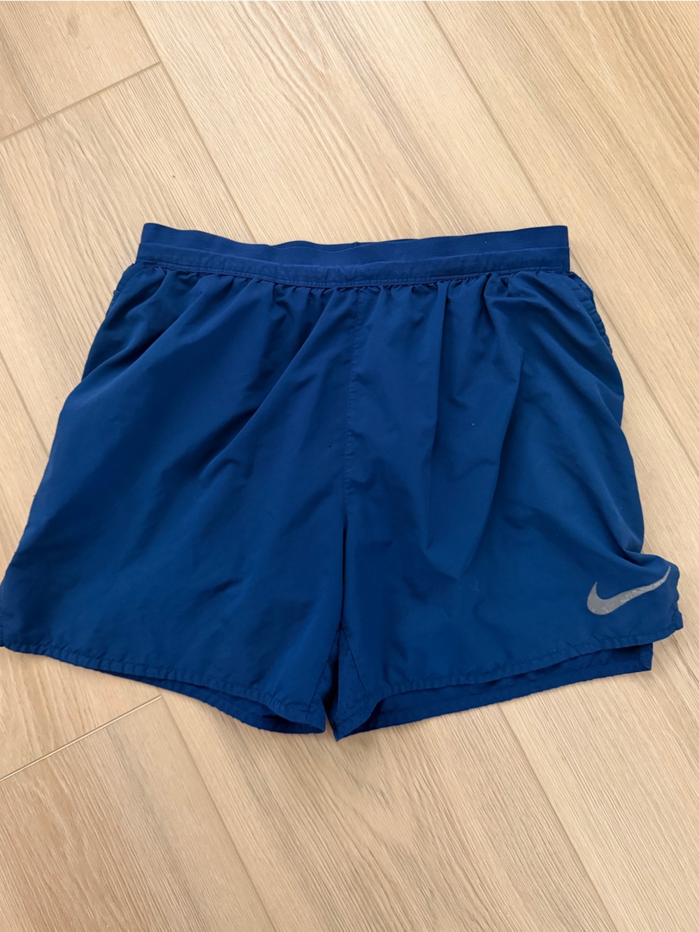 Nike Royal Blue Athletic Skort with Silver Swoosh